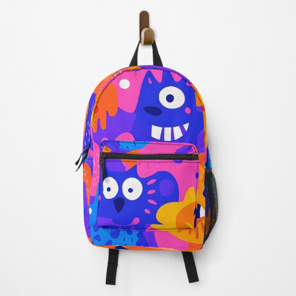 Item preview, A vibrant cartoon pattern featuring friendly monsters designed and sold by shafranietz.
