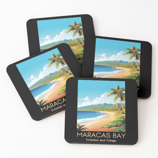 Item preview, A Vintage Travel Illustration of Maracas Bay - Trinidad and Tobago  designed and sold by GoodOldVintage.
