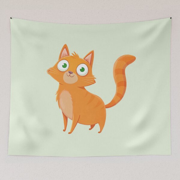 Item preview, excited orange cat, agent of chaos designed and sold by rlav123.