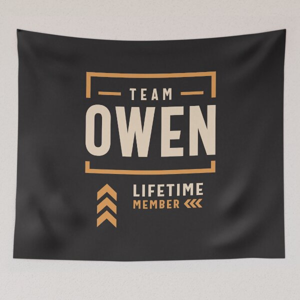 Item preview, Team Owen Lifetime Member Funny Name Owen designed and sold by cidolopez.