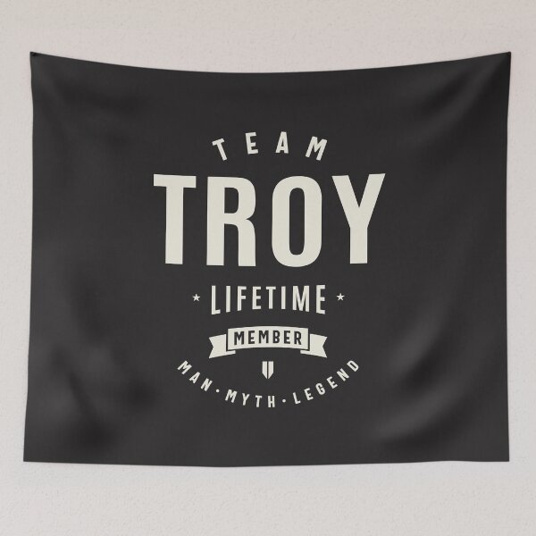 Item preview, Team Troy Lifetime Member Funny Name Troy designed and sold by cidolopez.