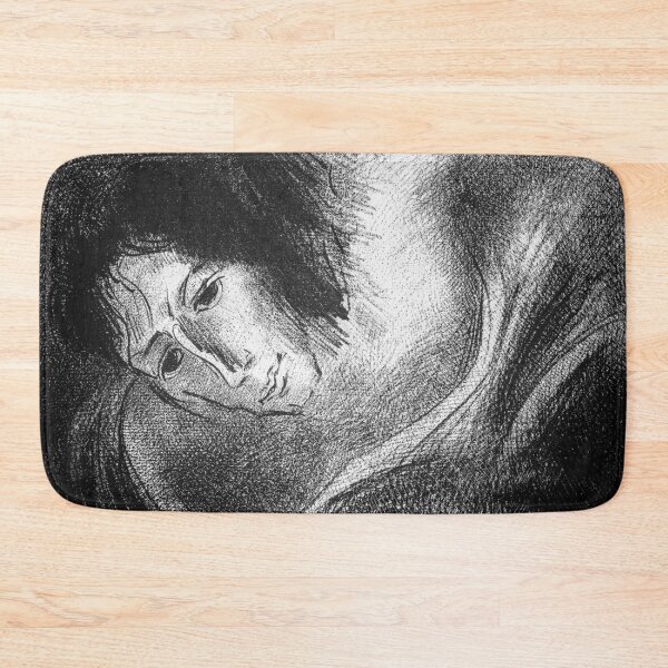 Item preview, And the Devil That Deceived Them Was Cast Into the Lake of Fire and Brimstone, Where the Beast and the False Prophet Are (1899) by Odilon Redon designed and sold by BossyCatHome.