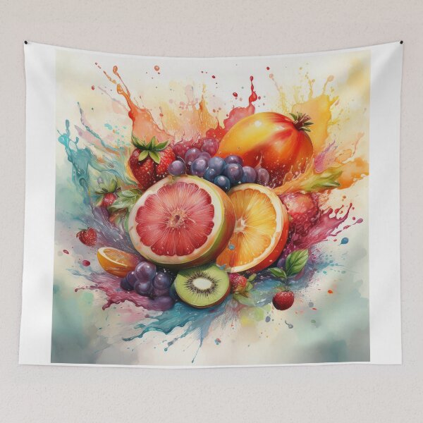 Item preview, Fruit Explosion in Vivid Colours designed and sold by RaiyaTees.