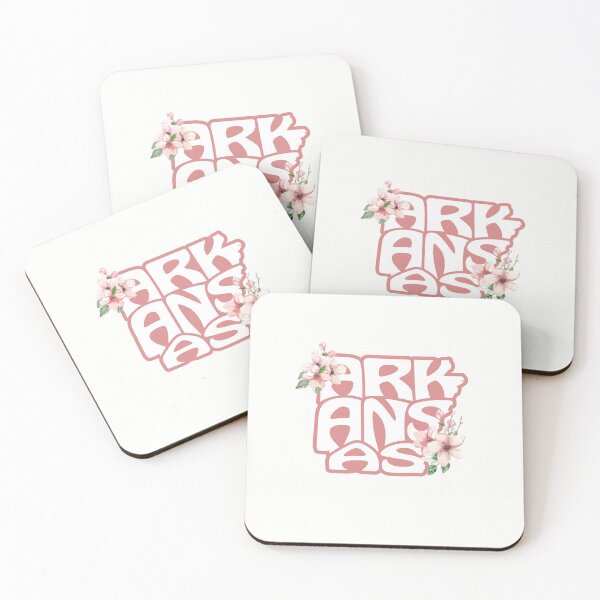 Artikelvorschau, Arkansas State Apfelblüten-Blumen-Aquarell-klassisches T-Shirt Sticker entworfen und verkauft von ThinkNature!.