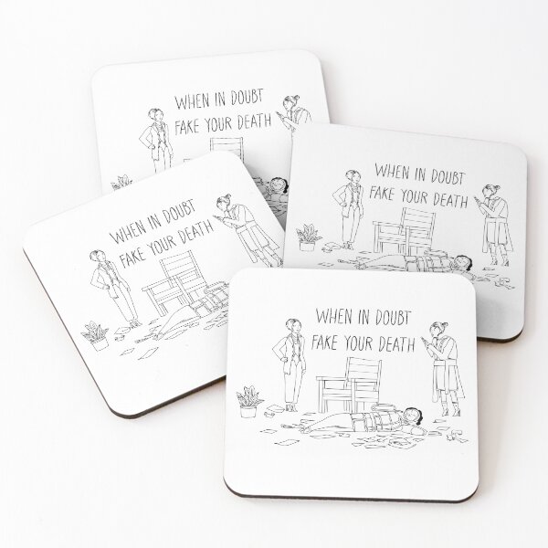 Item preview, When in Doubt, Fake Your Death – Humor with a Twist! designed and sold by b00a.