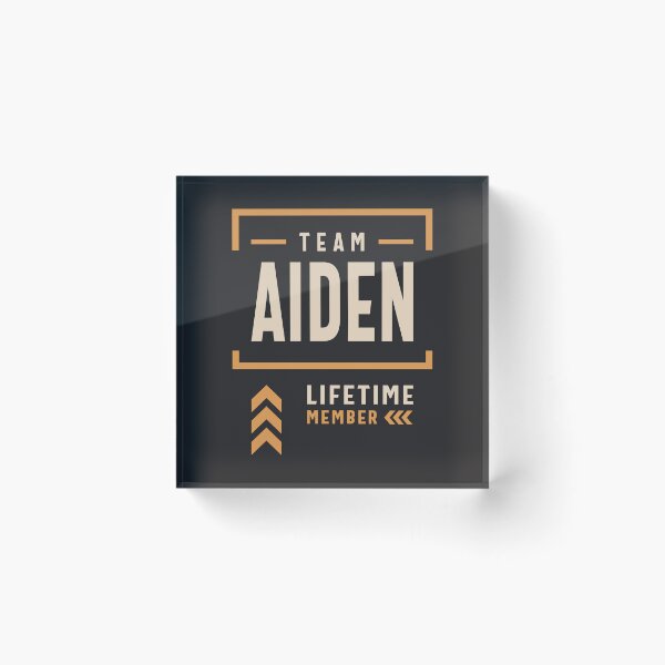 Item preview, Team Aiden Lifetime Member Funny Name Aiden designed and sold by cidolopez.