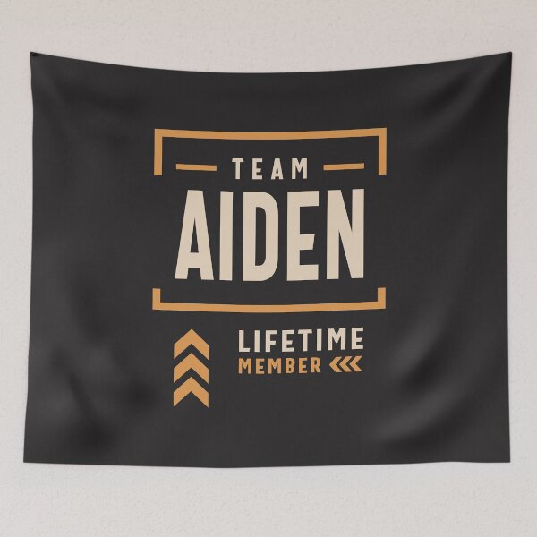Item preview, Team Aiden Lifetime Member Funny Name Aiden designed and sold by cidolopez.
