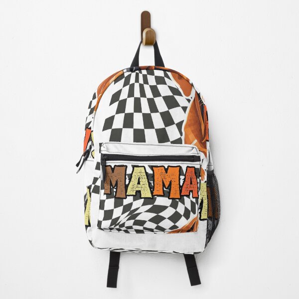 Item preview, "Mama's Little Pumpkin" - Vizsla in Halloween Pumpkin with Checkered Background designed and sold by GoodyPaws.