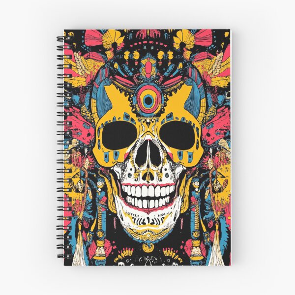 Item preview, Day of the Dead Sugar Skull: A Vibrant Aztec Design designed and sold by Ice Diamond Designs.