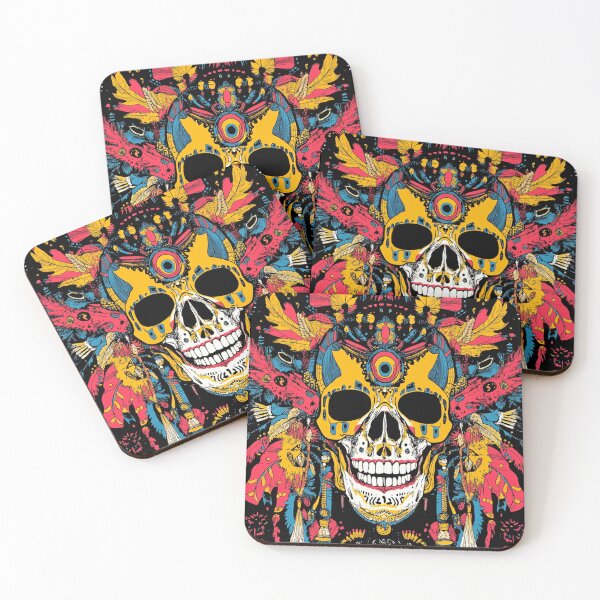 Item preview, Day of the Dead Sugar Skull: A Vibrant Aztec Design designed and sold by Ice Diamond Designs.