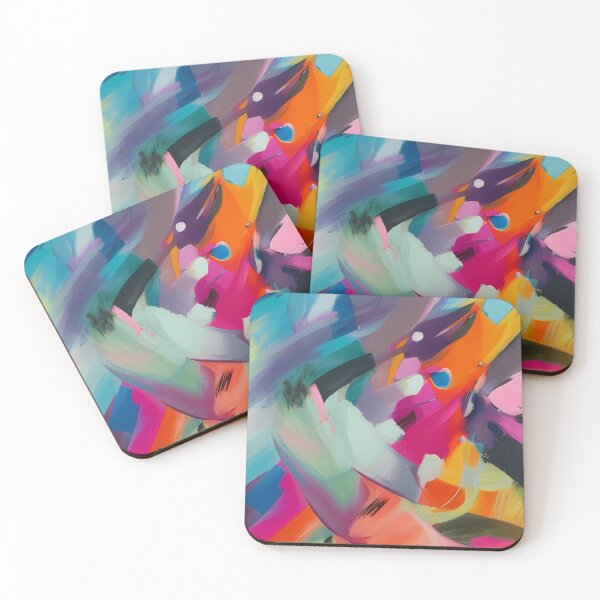 Item preview, Bright Abstract Painting of Acrylic Colors designed and sold by sofibelen.