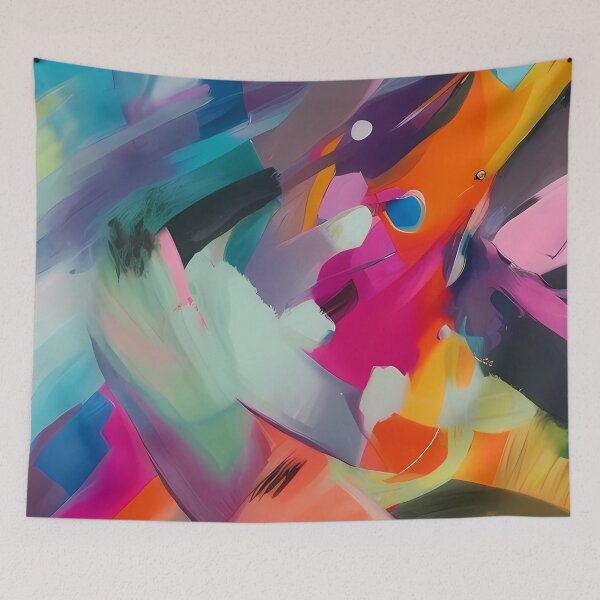 Item preview, Bright Abstract Painting of Acrylic Colors designed and sold by sofibelen.
