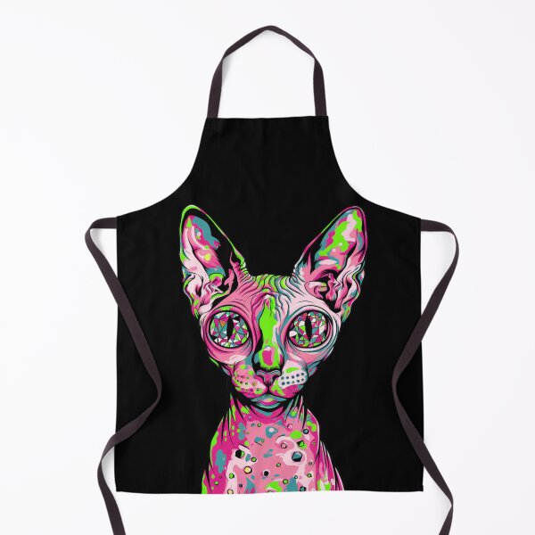 Item preview, Psychedelic Sphynx Cat with Colorful Skin designed and sold by Promoc.