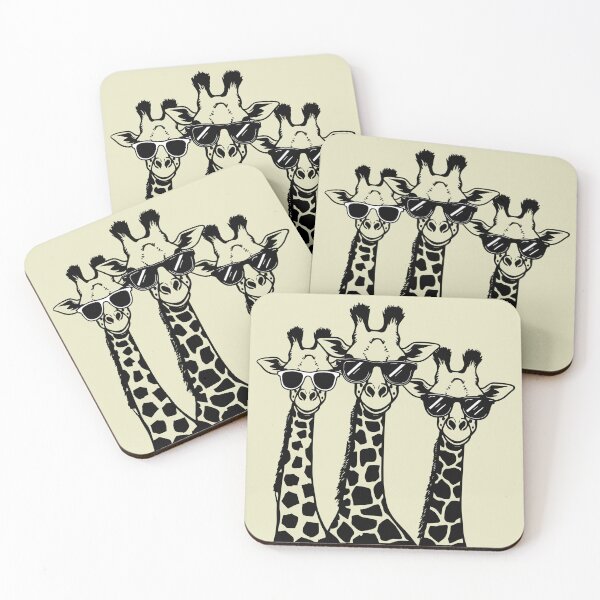 Item preview, "Cool Giraffes in Shades" designed and sold by shoula7art.