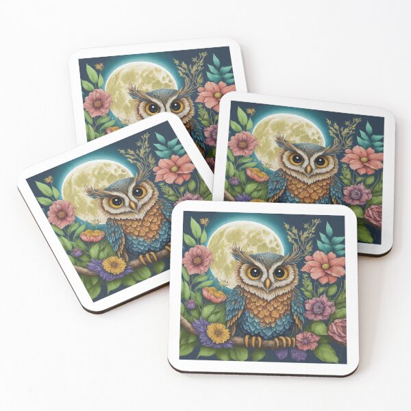Item preview, Moonlit Watcher: The Wise Owl designed and sold by SeanOsShirts.