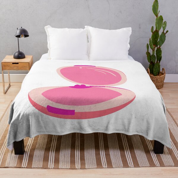 Item preview, Pink blush compact reminiscent of a clamshell designed and sold by OnlyShoppMarket.