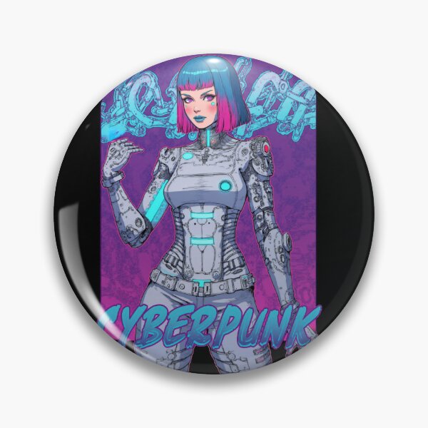 Item preview, Cyberpunk, Mox, Neon futuristi, Purple Punk, designed and sold by Smash-420.