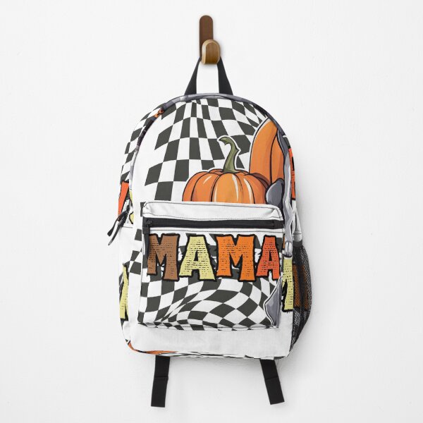 Item preview, "Mama's Little Pumpkin" - Weimaraner in Halloween Pumpkin with Checkered Background designed and sold by GoodyPaws.