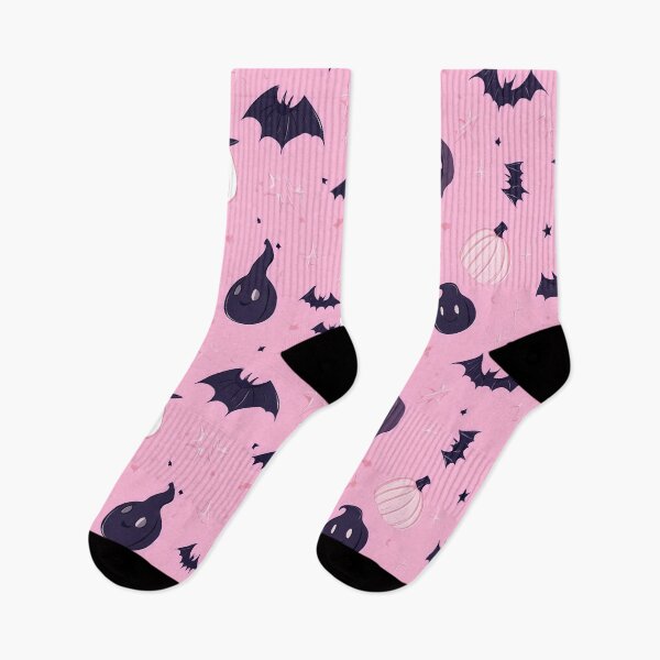 Artikelvorschau, Niedliches rosa Halloween-Fledermaus-Muster entworfen und verkauft von Wisdi.