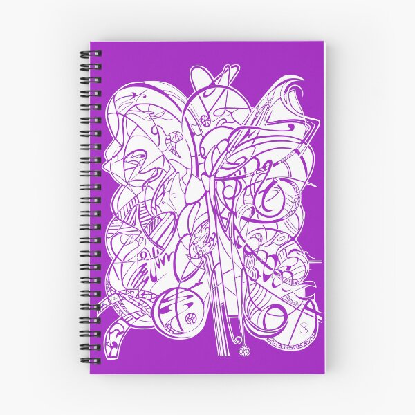 Item preview, Mariposa morada invertida designed and sold by pompelmouss.