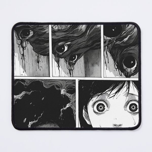 Item preview, Eyes of the Infiltrator – black and white horror manga anime  girl designed and sold by ForsakenFrames.