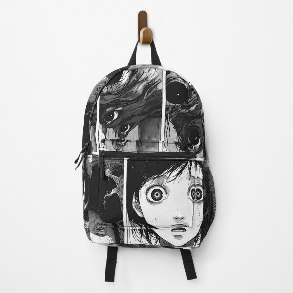 Item preview, Eyes of the Infiltrator – black and white horror manga anime girl designed and sold by ForsakenFrames.
