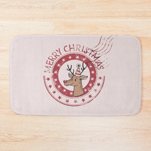 Item preview, Christmas stocking,  Christmas stocking, stamp with a Christmas star, Merry Christmas, Christmas tree,  reindeer, stamp with Santa Claus, Santa Claus designed and sold by PRYMULLART.