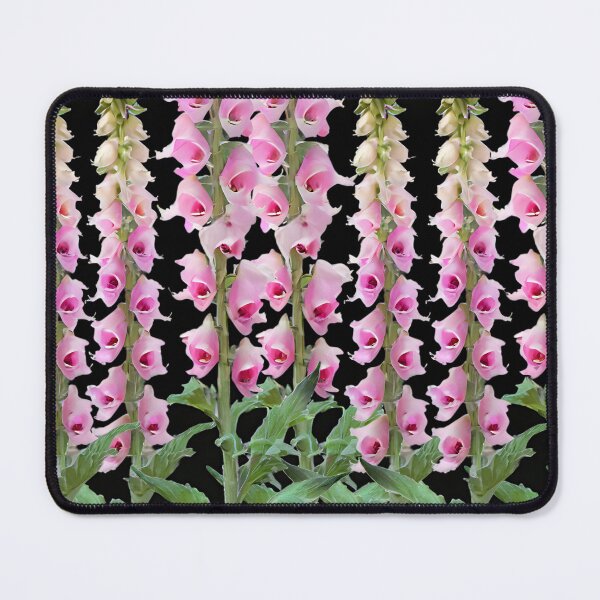 Item preview, A fluid watercolor-style pattern with light purple and blush pink Foxglove flowers designed and sold by Tchoice.