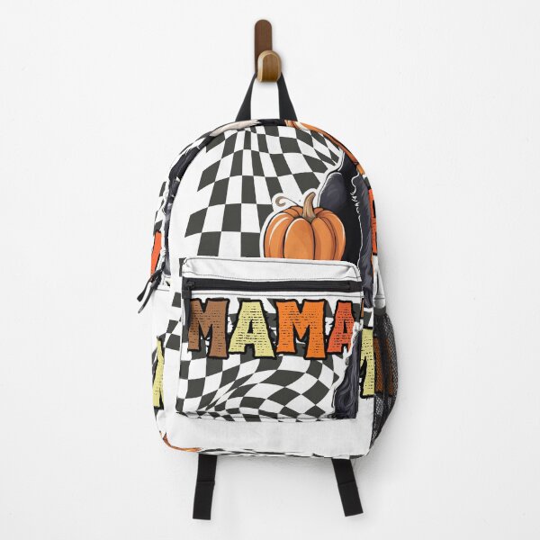 Item preview, "Mama's Little Pumpkin" - Field Spaniel in Halloween Pumpkin with Checkered Background designed and sold by GoodyPaws.