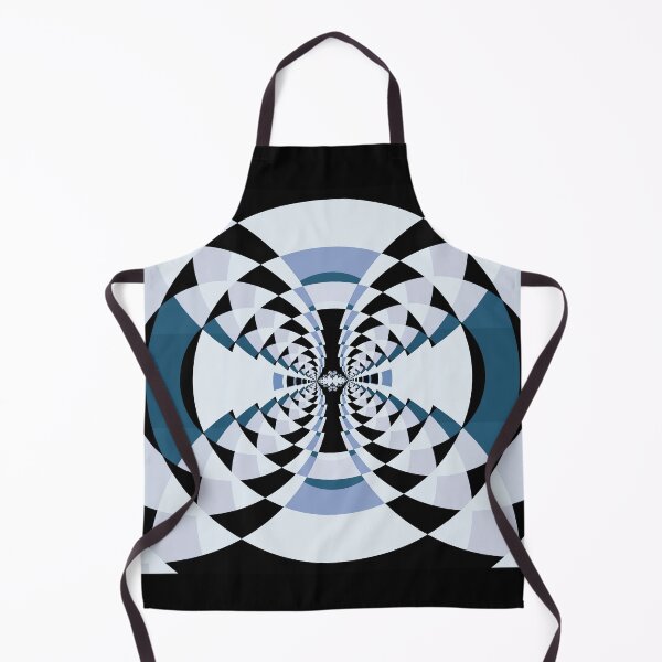 Item preview, Teal and Blue Hypnotic Optical Circles Geometric Pattern designed and sold by Dianne Mead.