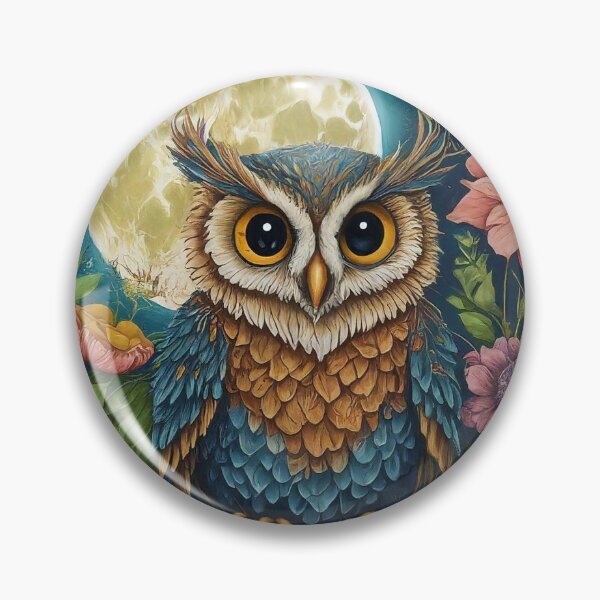 Item preview, Moonlit Watcher: The Wise Owl designed and sold by SeanOsShirts.