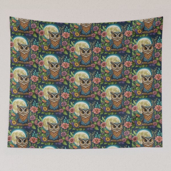 Item preview, Moonlit Watcher: The Wise Owl designed and sold by SeanOsShirts.