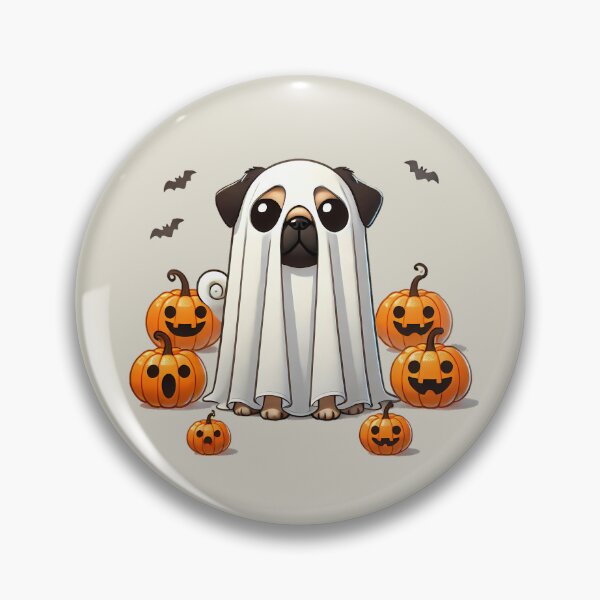 Item preview, Pug disfrazado de fantasma designed and sold by ~ QPAIC ~.