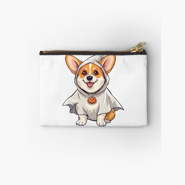 Item preview, Spooky Corgi in Ghost Costume for Halloween designed and sold by EpicPaws.