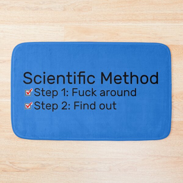 Item preview, Scientific Method, Fuck Around, Find Out designed and sold by Vintage-Artwork.