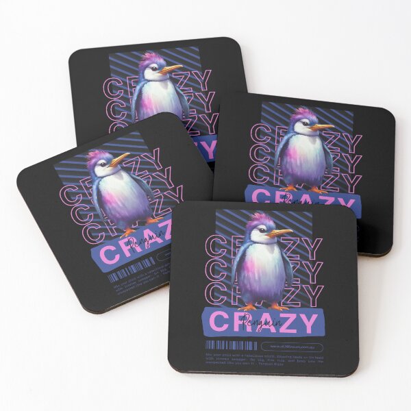 Item preview, Crazy Penguin designed and sold by pUNKnown.