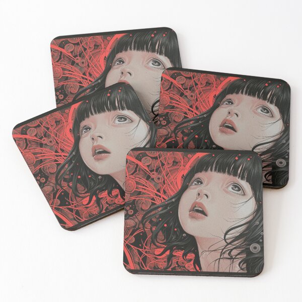 Item preview, red nightmare – horror manga anime  girl designed and sold by ForsakenFrames.
