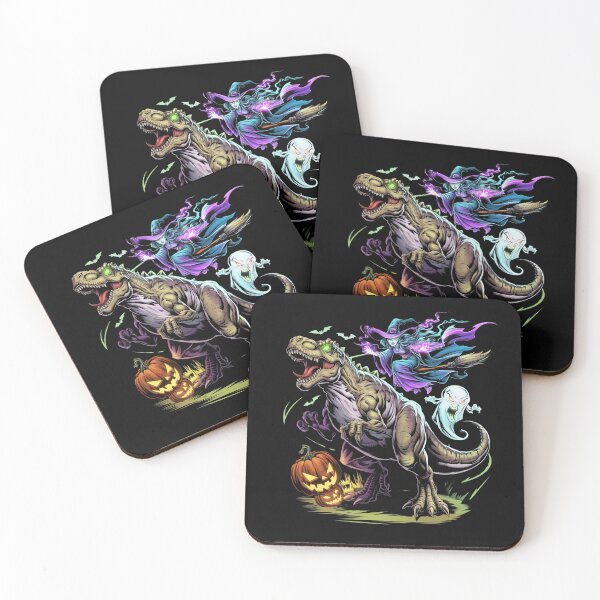 Item preview, Dinosaur, Witch, and Angry Ghost: Halloween Dream Team designed and sold by PosiMCreations.