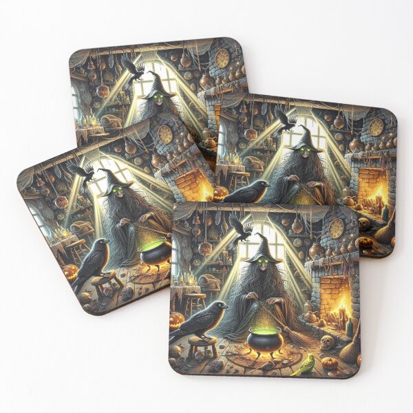 Item preview, Halloween Night - Secrets in the Witch's Cabinet designed and sold by LegademaArt.