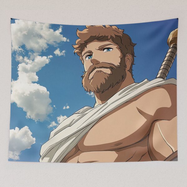 Item preview, Hercules, Greek mythology | Anime style designed and sold by ComicsFactory.