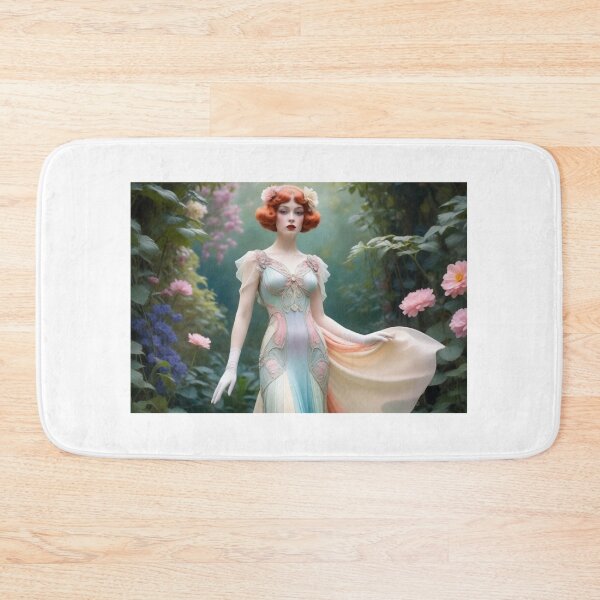 Item preview, BEAUTIFUL VINTAGE LADY IN A ROSE GARDEN designed and sold by Arts4U.