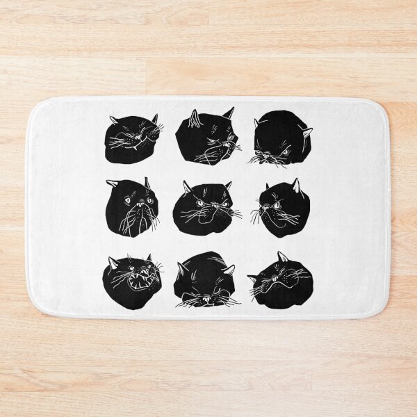 Item preview, black cat emotions designed and sold by ZoeaDesign.