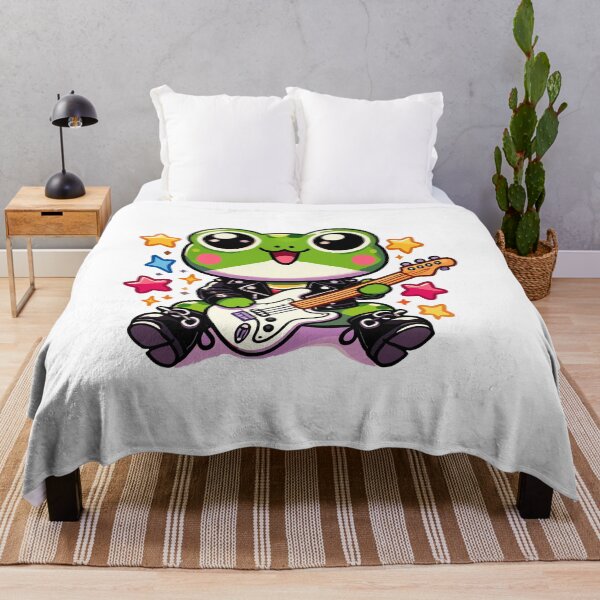 Item preview, Cute Rocker Frog designed and sold by MaateoDesign.