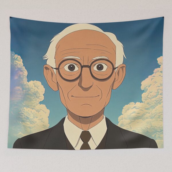 Item preview, Hermann Hesse, author | Anime style designed and sold by ComicsFactory.