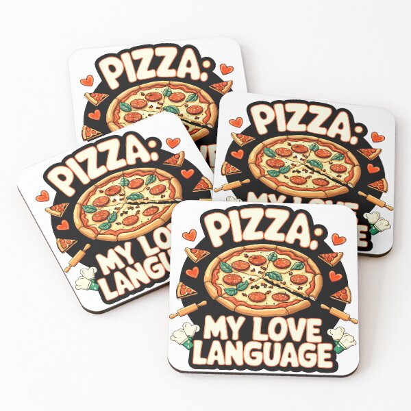 Item preview, Sticker T-Shirt Design Trending: Pizza My Love Language designed and sold by ForeverPrintsOK.