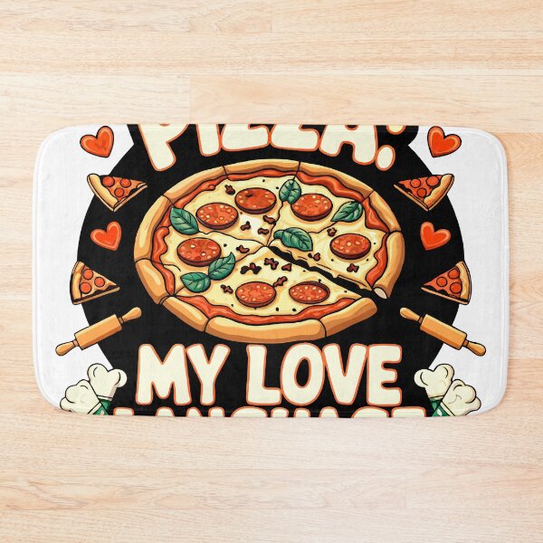 Item preview, Sticker T-Shirt Design Trending: Pizza My Love Language designed and sold by ForeverPrintsOK.