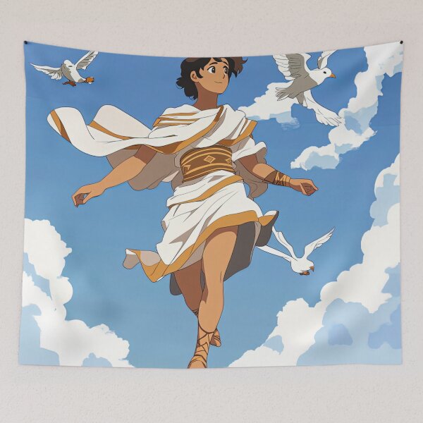 Item preview, Hermes, Greek deity | Anime style designed and sold by ComicsFactory.