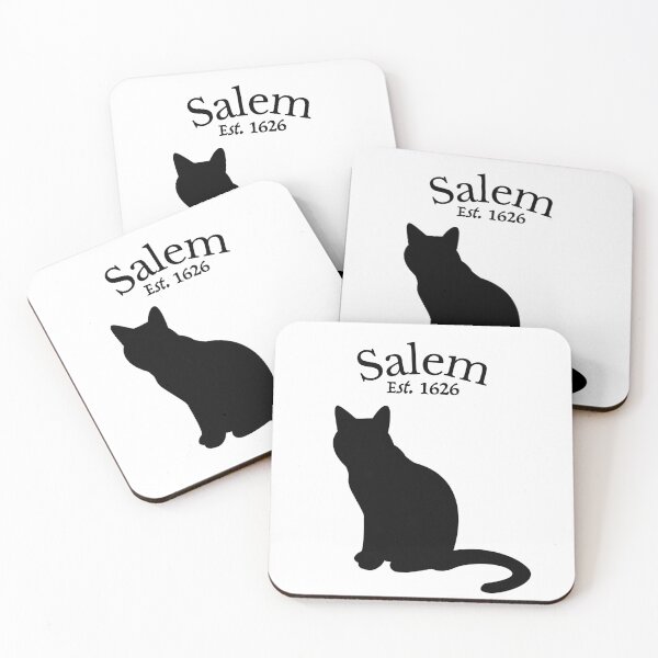 Item preview, Black Cat Silhouette Salem Est. 1626 Halloween designed and sold by Night Bloom Designs.
