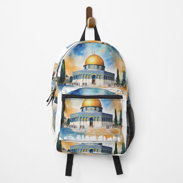 Item preview, Dome of the Rock Watercolour Illustration designed and sold by RaiyaTees.
