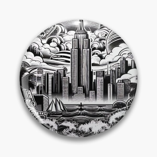 Item preview, Death City designed and sold by LvlUpPrints.